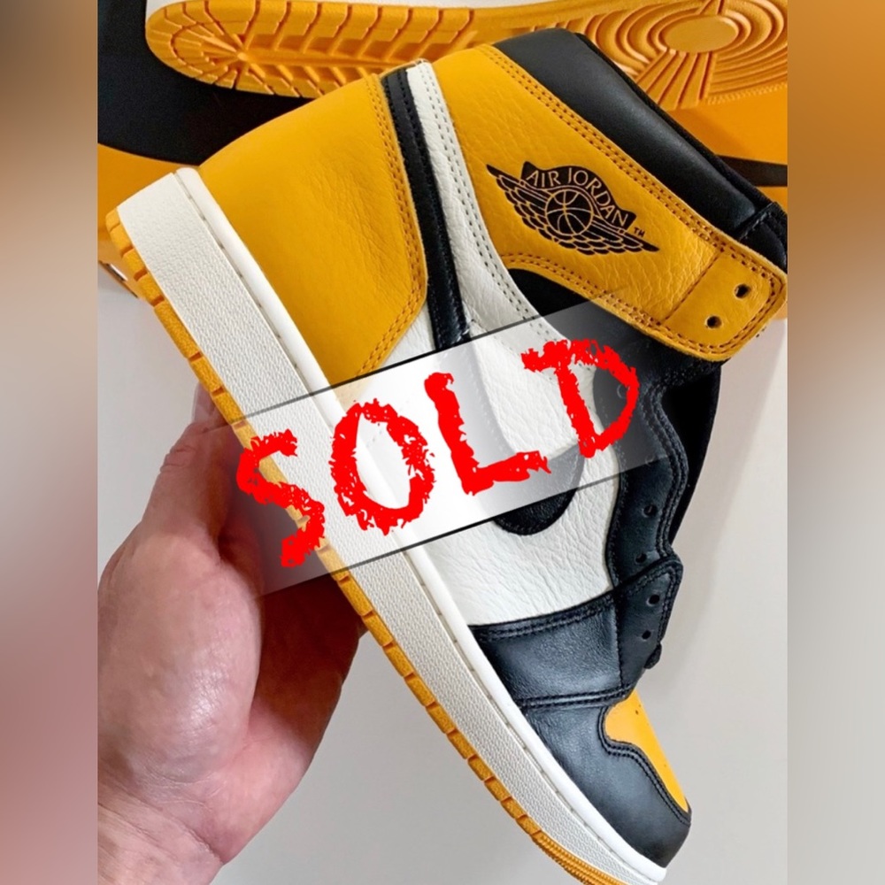 Nike ❌SOLD🎁Air Jordan 1 Retro OG High Taxi Mens 13 NEW